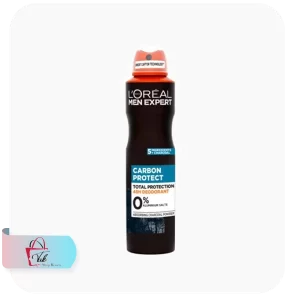 اسپری ضد تعریق مردانه لورآل مدل Carbon Protect Charcoal