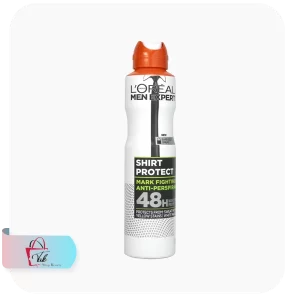 اسپری ضد تعریق مردانه لورآل مدل Shirt Protect Antiperspirant حجم 250 میلی لیتر